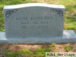 Alice Aline Hall Hill