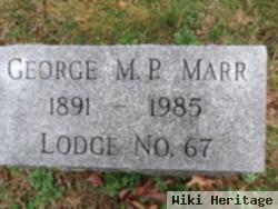 George M P Marr