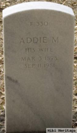 Addie M Wright