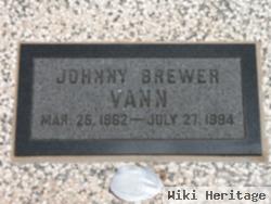 Johnny Brewer Vann