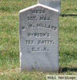 Sgt Maj W. H. Millard