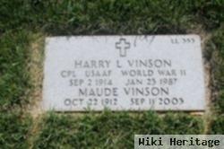 Harry L Vinson