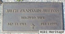 Ruth Ilene Franklin Sutton