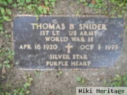 Lieut Thomas B Snider