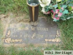 Ruth M Utley