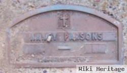 Nancy Hill Parsons