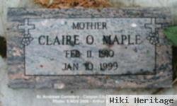 Claire O. Oliver Maple
