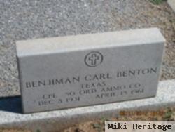 Benjiman Carl Benton