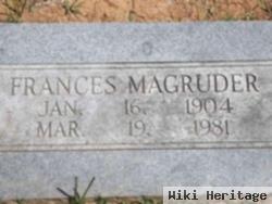 Margaret Frances "frances" Huggins Magruder