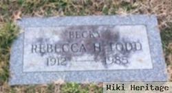 Rebecca H. "becky" Todd