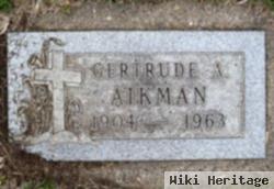 Gertrude A. Frey Aikman