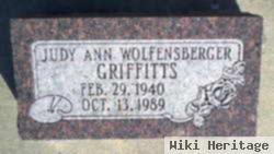 Judy Ann Wolfensberger Griffitts