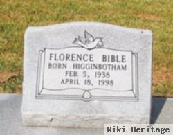 Florence Higginbotham Bible