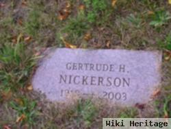 Gertrude H Nickerson