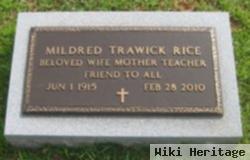 Mildred A. Trawick Rice