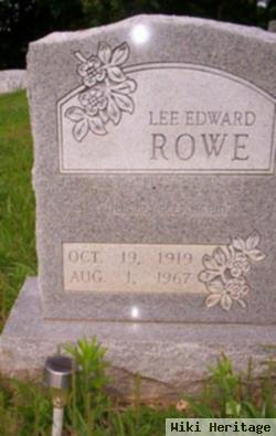 Lee Edward Rowe