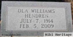 Ola Alice Williams Hendren