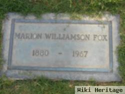 Marion Williamson Fox