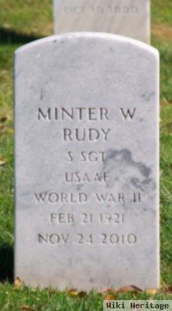 Minter Wesley Rudy