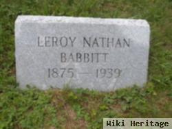 Leroy Nathan Babbitt