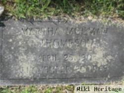 Martha Lee Ricketts Moomaw Thompson