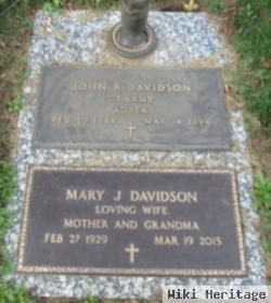 Mary Jane Smeltzer Davidson