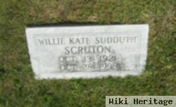 Willie Kate Sudduth Scruton