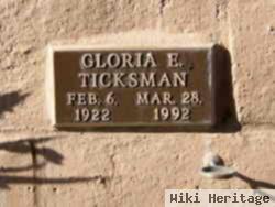 Gloria E. Ticksman