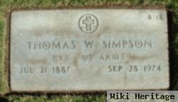 Thomas W Simpson