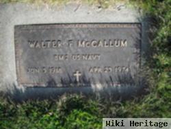 Walter F. "babe" Mccallum