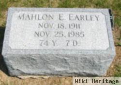 Mahlon E Earley