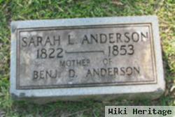 Sarah Frances Lindley Anderson