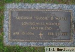 Augusta May "gussie" Dierman Watts