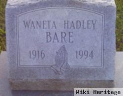 Waneta Hadley Bare