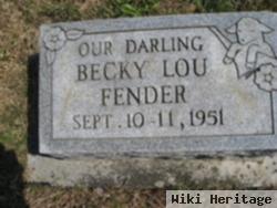 Becky Lou Fender