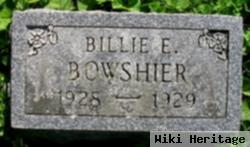 William E "billie" Bowshier