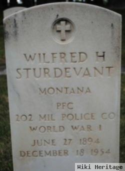 Wilfred Henry Sturdevant