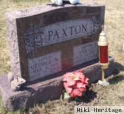 George W Paxton