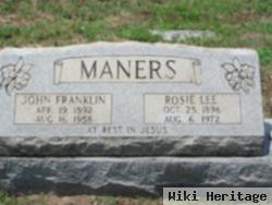 Rosie Etta Lee Maners