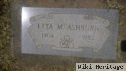 Etta M. Moshier Ashburn