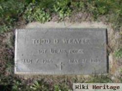 Sgt Todd David Weaver