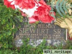 Don Henry Siewert, Sr