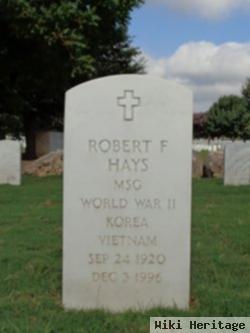 Robert F Hays