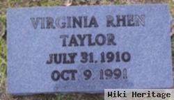 Virginia Rhen Taylor