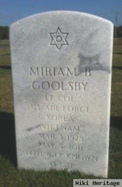 Miriam "cap" Bleyer Goolsby