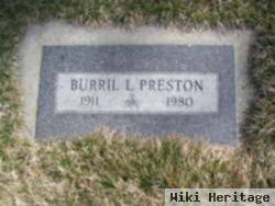 Burril L Preston