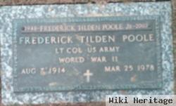 Ltc Frederick Tilden "fred" Poole