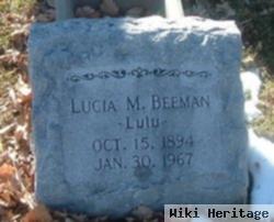 Lucia Marie "lulu Lula" Parmenter Beeman