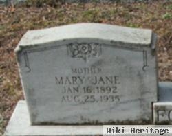 Mary Jane "janie" Davis Foreman