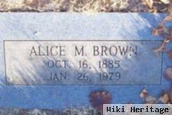 Alice M. Brown